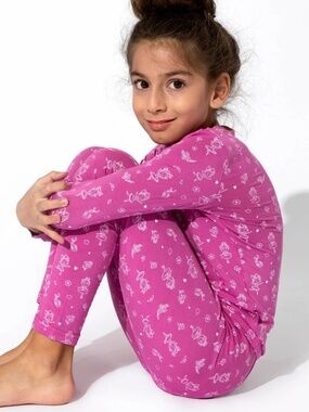 Bellabu Bear | Ballerina Bamboo Kids Pajamas | Size 6